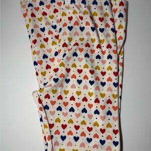 Heart Pattern Kids Leggings